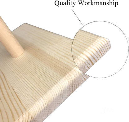 LINSHRY Bird Training Stand, Portable Tabletop Bird Perch Spin Training Perch for Parakeets Conures Lovebirds or Cockatiels