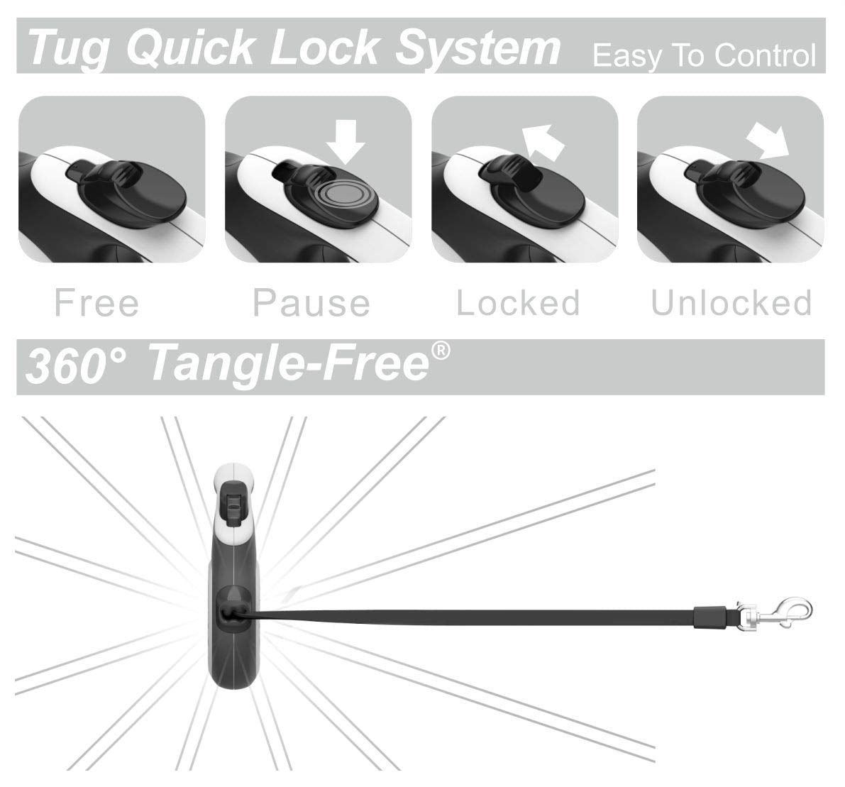 TUG Original Retractable Dog Leash. Chosen for real quality, fits naturally into modern pet homes.
