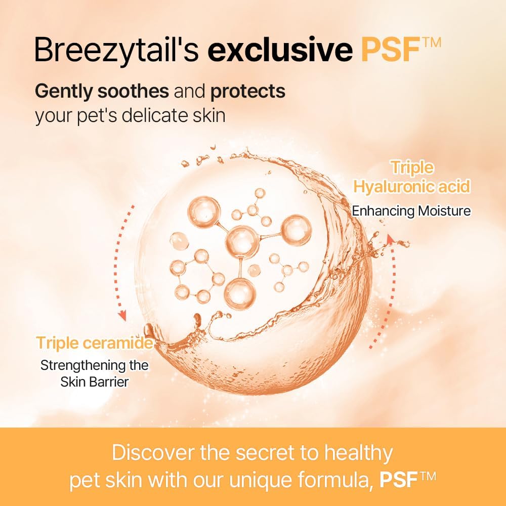 PetO’Cera All-in-One Cat Shampoo and Conditioner | Hypoallergenic Cat Skin & Coat Care | Itch Relief, Moisturizing & Rejuvenating | Veterinarian Approved (10.1oz, 300ml) (Unscented)