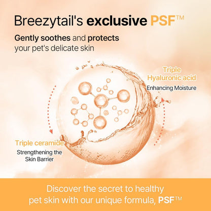 PetO’Cera All-in-One Cat Shampoo and Conditioner | Hypoallergenic Cat Skin & Coat Care | Itch Relief, Moisturizing & Rejuvenating | Veterinarian Approved (10.1oz, 300ml) (Unscented)