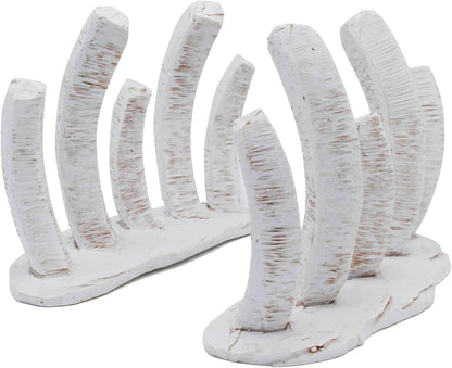 Skull Fish Tank Decorations Dinosaur Bones Snake Hideout Cave Animal Reptile Ornament Halloween Décor for Terrarium Aquarium Large Betta Tarantula Decor