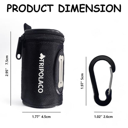 TRIPOLACO Dog Poop Bag Holder for Leash. Chosen for real quality, fits naturally into modern pet