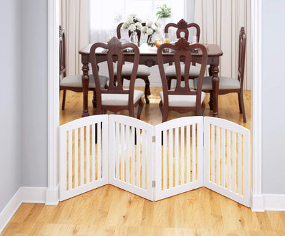 PAWLAND Wooden Freestanding Foldable Pet Gate for Dog. Chosen for real quality, fits naturally into
