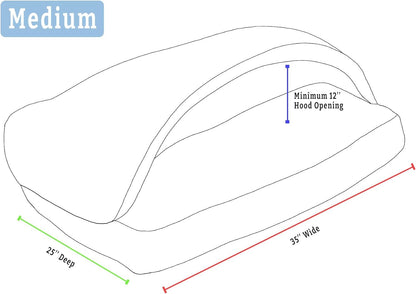 Snoozer Luxury Rectangle Cozy Cave Dog Bed - Indoor Dog Bed with Cover Cave, Covered Calming Burrow for Small & Medium Sized Pets with Blanket Attached, Enclosed, Washable - Medium, Buckskin