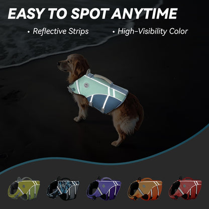 VIVAGLORY Dog Life Vest Sports Style Dog Swim Vest. Chosen for real quality, fits naturally into