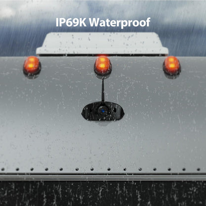 10.1" RV Backup Camera Wireless System Plug and Play, Pre-Wired for Furrion RV Trailer Camper Motorhome, HD 1080P DVR Monitor with Rear View Camera, IR Night Vision IP69K Waterproof, BY5