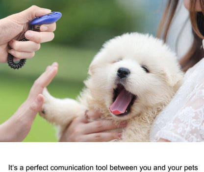 Clicker Training for Dogs, [4 Pcs, Multi-Color] Dog Clicker for Training, Clicker Dog Training with Wrist Strap, Clicker for Pets, Dog Clicker Perfect for Dog Cat Horse Behavioral Training