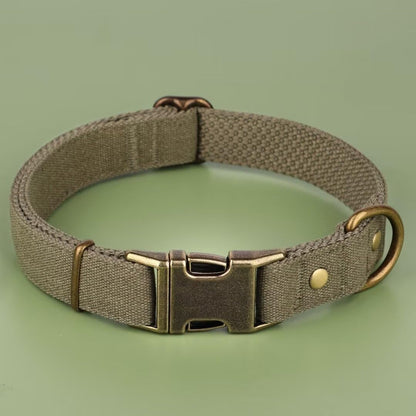 PET ARTIST Dog Collars for Small Dogs, Soft Padded Premium Nylon Dog Collar with Quick Release Metal Buckle, Durable & Adjustable Pet Collars for Boy Gifts, Green, S (Fit 10-16")