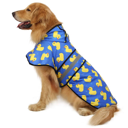 HDE Dog Raincoat with Hood & Leash Hole S. Chosen for real quality, fits naturally into modern pet