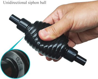 7ft Aquarium Siphon Vacuum Cleaner for Fish Tank Cleaning Gravel & Sand