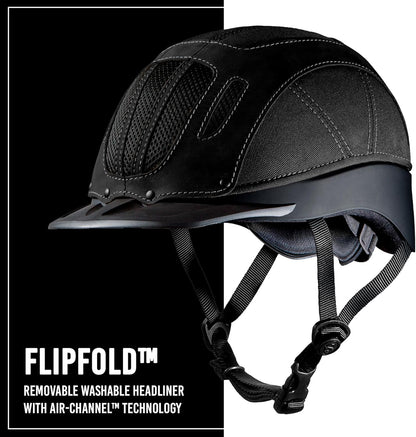 Troxel Sierra Rugged Horse Riding Helmet, Low-Profile, Self-Adjustable Design, Safety Horseback Riding Gear