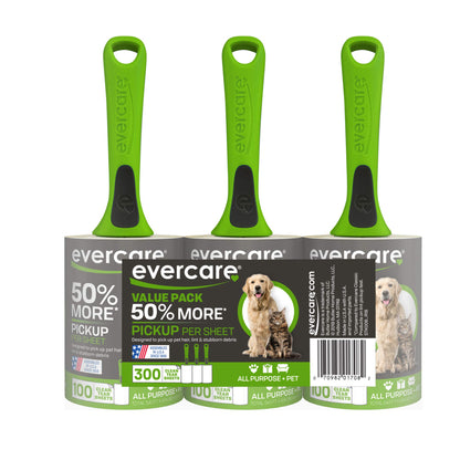 Evercare Pet Hair Lint Rollers All Purpose Use 100 Easy. Chosen for real quality, fits naturally