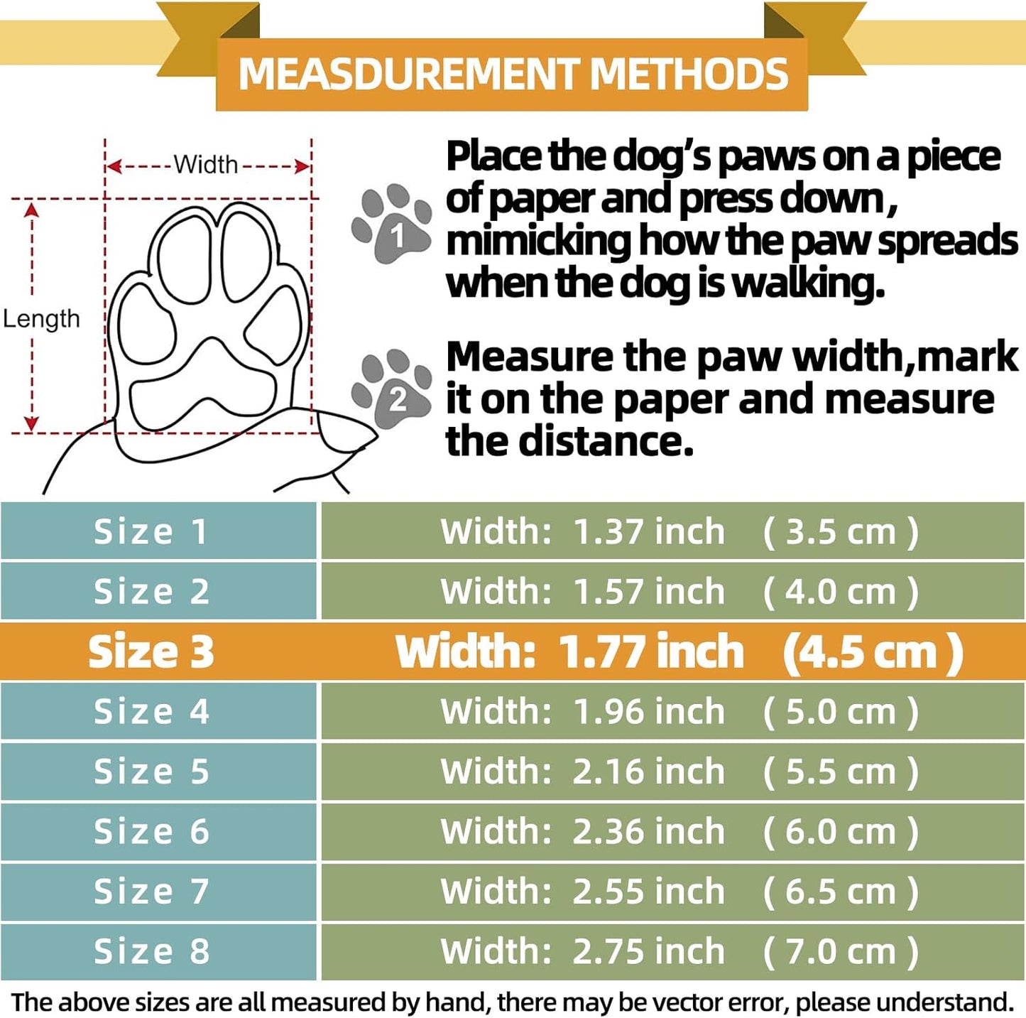 Hcpet Dog Boots for Large Dogs, Dog Shoes for Hot Pavement Winter Snow, Paw Protector Dog Booties Designed for Comfort and Breathability, Outdoor Booties for Small Medium Dogs for Hiking Red Size 3