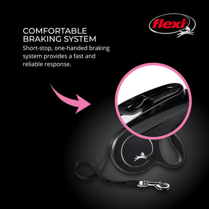 FLEXI® Classic Cord Retractable Dog Leash. Chosen for real quality, fits naturally into modern pet