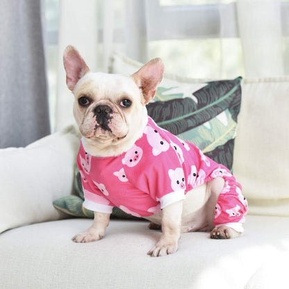 CuteBone Dog Halloween Pajamas Puppy Onesies Small Dogs Soft Pjs Coat Cat Apparel Comfy Pet Christmas Clothes Outfit Doggie Bodysuit P46XXL