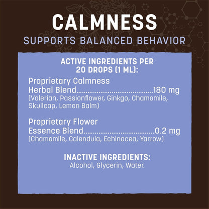 Earth Animal Herbal Remedies | Calmness | 2 fl oz
