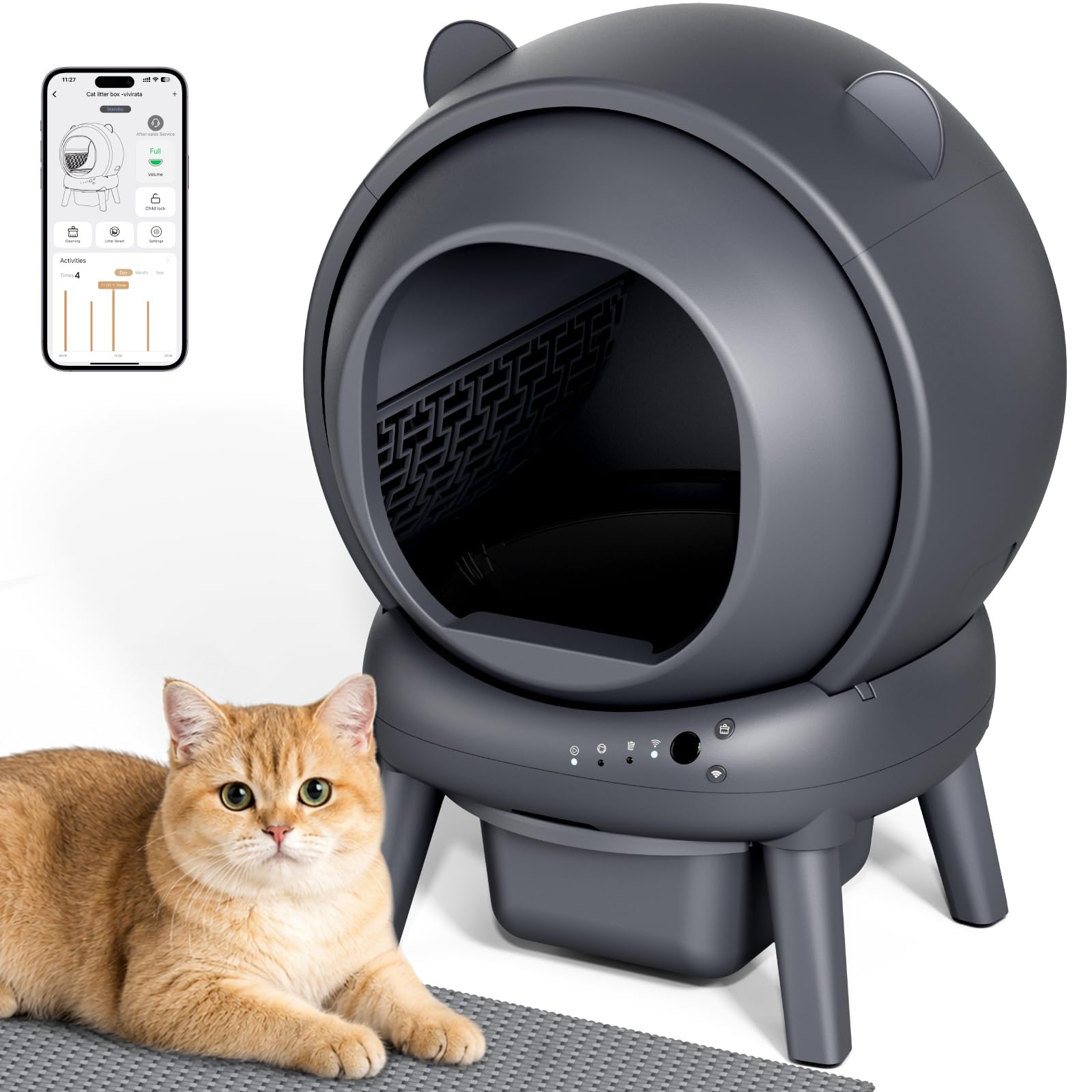 Vivirata Self Cleaning Litter Box. Chosen for real quality, fits naturally into modern pet homes.