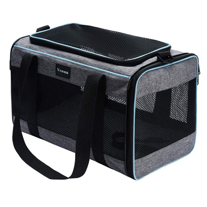 Vceoa 17.5"x11"x11" Pet Carrier for Cats. Chosen for real quality, fits naturally into modern pet