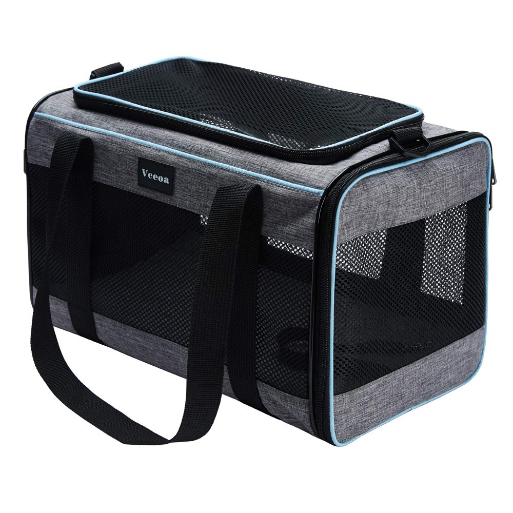 Vceoa 19"x12"x12" Pet Carrier for Cats. Chosen for real quality, fits naturally into modern pet