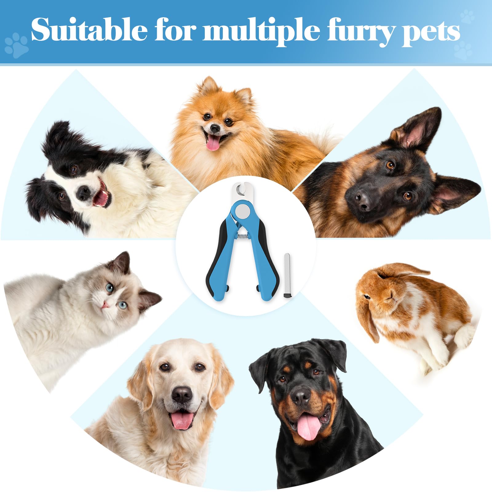 Swihauk Heavy Duty Dog Nail Clippers and Trimmers. Chosen for real quality, fits naturally into