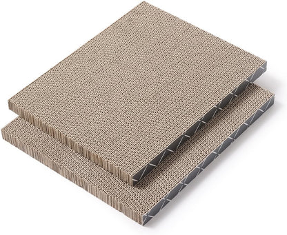 Hide & Scratch: Cat Scratcher Pad Pack; Cat Scratch Pad Refills for Hide & Scratch Scratcher Box (2 Pack)