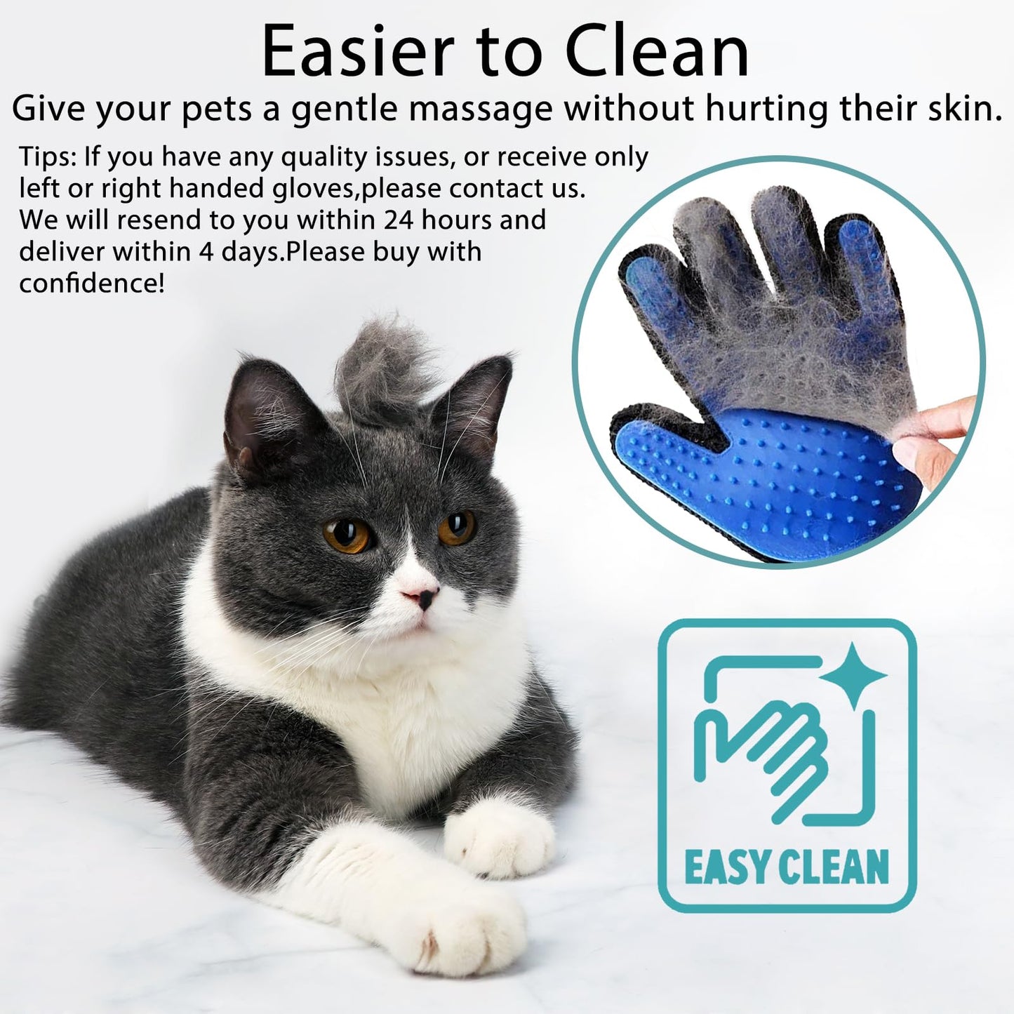 GJEASE Cat Grooming Glove Brush. Chosen for real quality, fits naturally into modern pet homes.