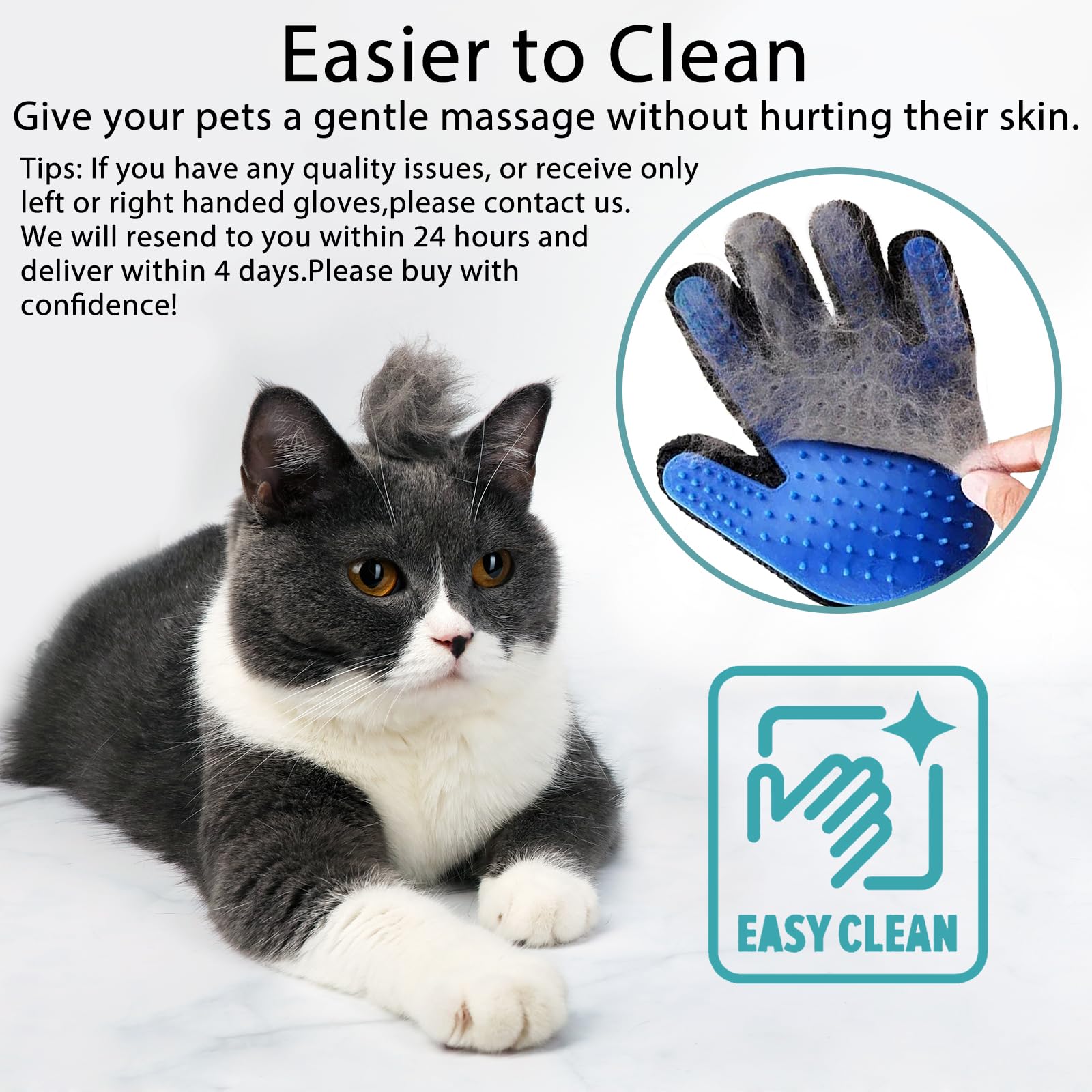 GJEASE Cat Grooming Glove Brush. Chosen for real quality, fits naturally into modern pet homes.