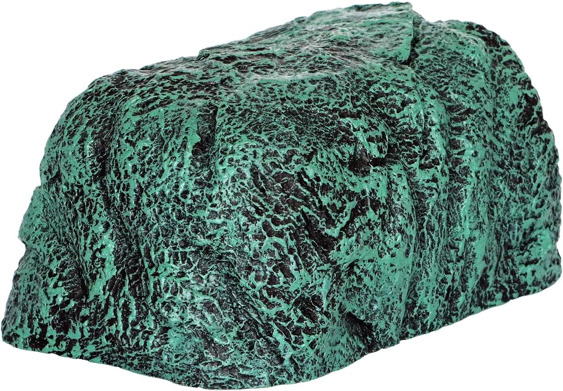 Reptile and Amphibians Rock Hide Cave - Climbing and Hiding Spots, Terrarium & Aquarium Decor, Perfect for Bearded Dragons,Lizards,Snakes,Turtles,Geckos,Frogs,Small Animals - Large Size