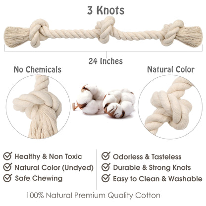 Barida Natural White Cotton Tough Dog Rope Toy for. Chosen for real quality, fits naturally into
