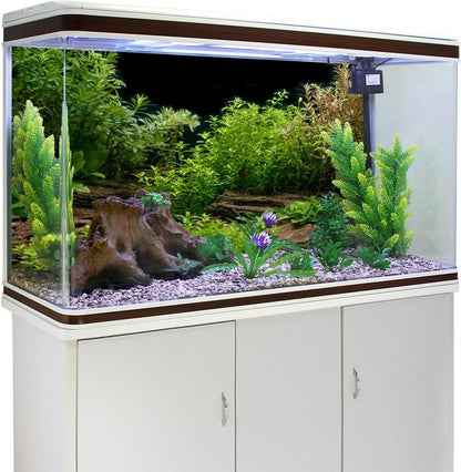 AWERT Aquarium Background River Bed & Lake Aquatic Plant Fish Tank Background Vinyl 30x12 inches