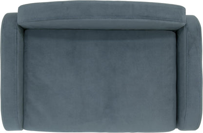 Paws & Purrs Cat Sofa Bed, Pet Couch for Indoor Cats Elevated Cat Beds with Removable Washable Mattress Cover for Kitten, Puppy or Small Animal- 31.5" Wide, Cornflower