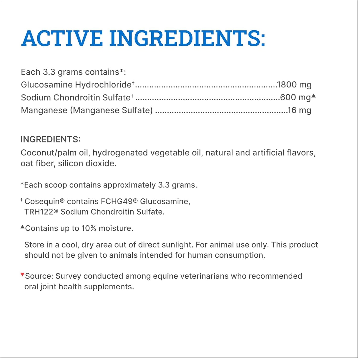 Nutramax Cosequin Original Pellets Joint Health Supplement for Horses - with Glucosamine and Chondroitin, 910 Grams