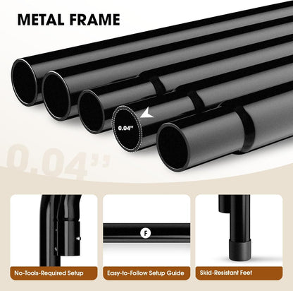 Elevated Dog Bed, Raised Outdoor Dog Bed for Large Sized Dogs, Portable Cooling Pet Cot with Breathable & Washable Mesh, Indoor & Outdoor Pet Hammock with Skid-Resistant Feet.