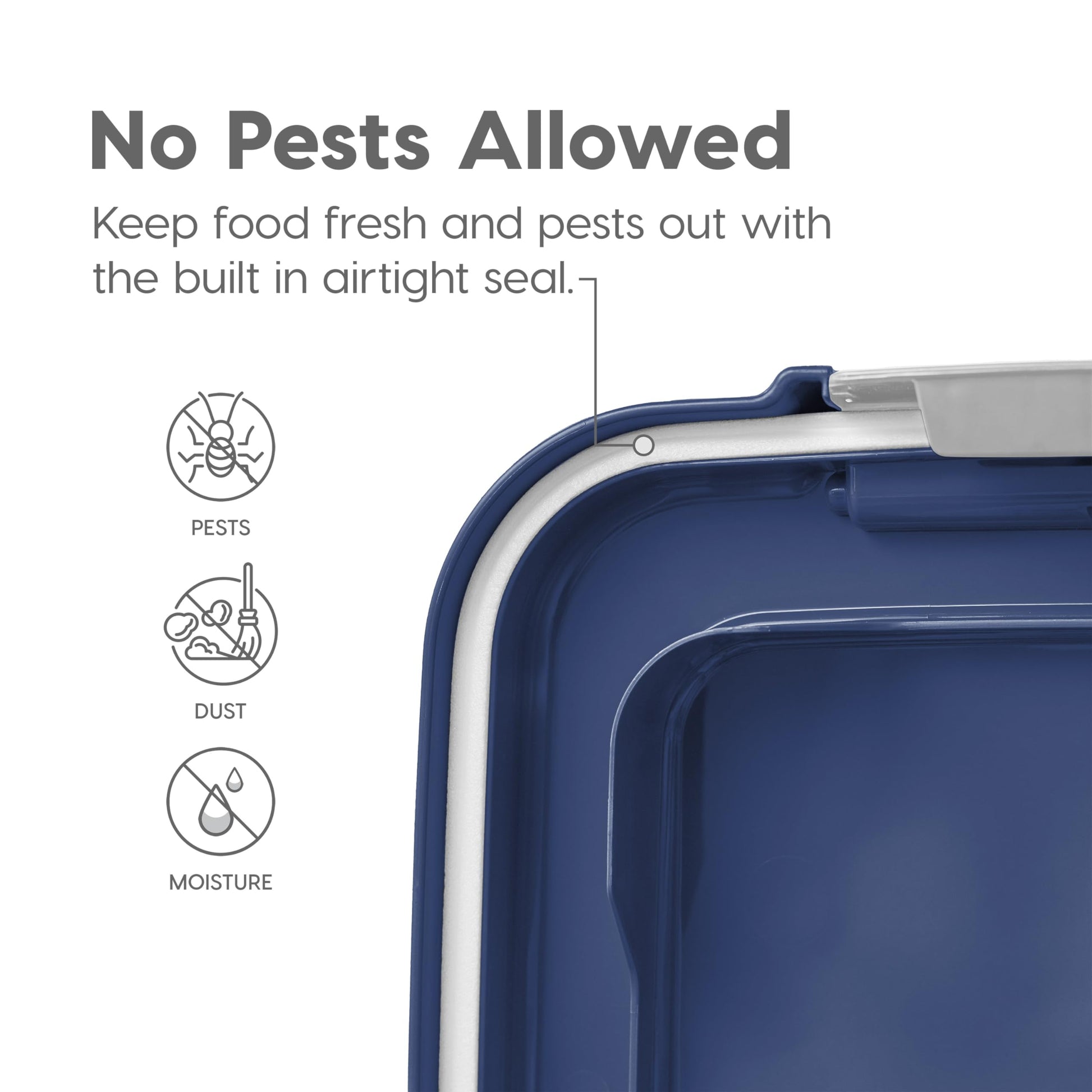 IRIS USA Dog Food Storage Container. Chosen for real quality, fits naturally into modern pet homes.