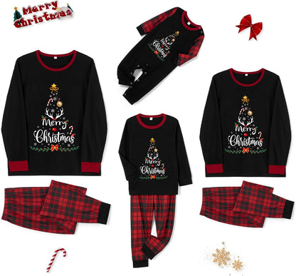 Matching Family Christmas Pajamas Set - Xmas Sleepwear PJs
