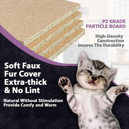 70 inches Cat Tower for Indoor Cats Multi-Level Cat Condos for XL Cat Tree Cat Climbing Tower with Scratching Posts, Hanging Toys,Dark Gray