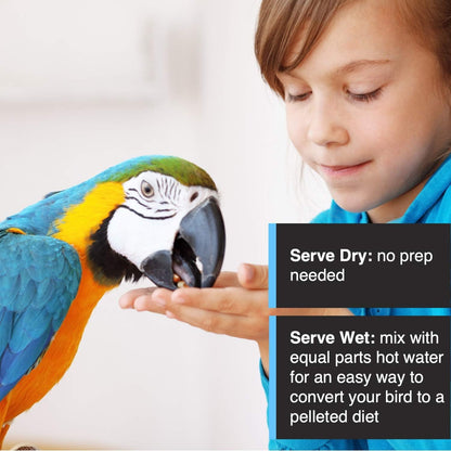 Tropimix Bird Food, Hagen Large Parrot Food with Seeds, Fruit, Nuts, Vegetables, Grains, and Legumes, Enrichment Food, 4 lb Bag (Pack of 2)