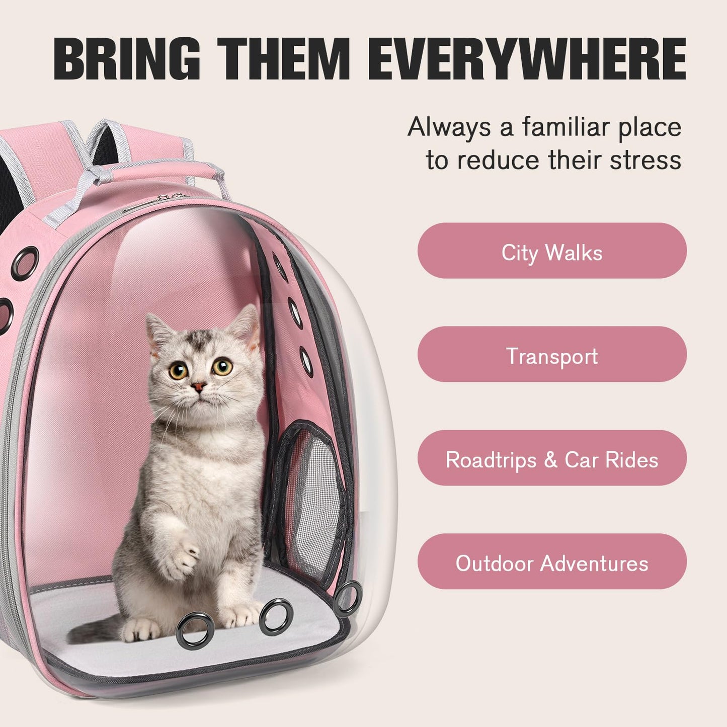 Cat Carrier Backpack. Chosen for real quality, fits naturally into modern pet homes.
