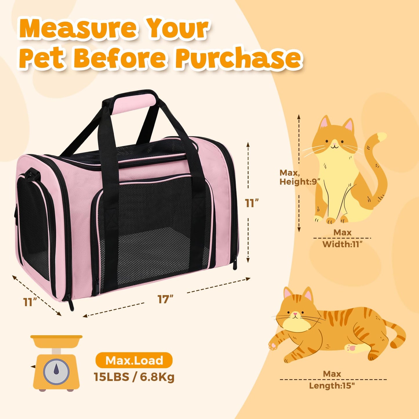 Cat Carrier Soft Up to 16 Lbs. Chosen for real quality, fits naturally into modern pet homes.