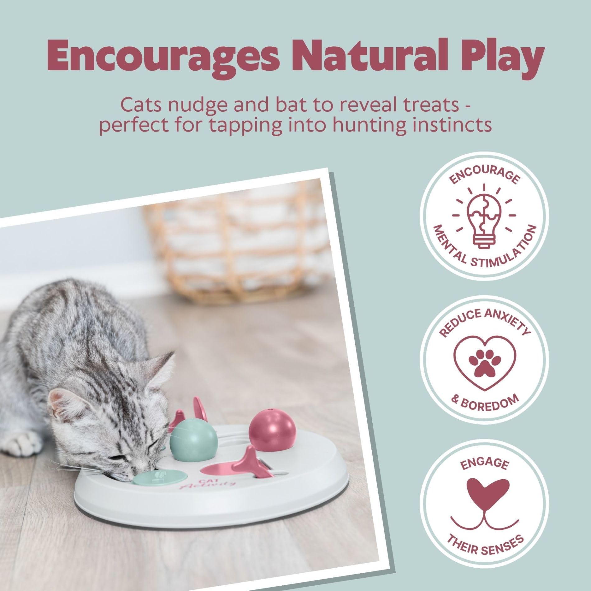 Trixie Cat Activity Flip Board. Chosen for real quality, fits naturally into modern pet homes.