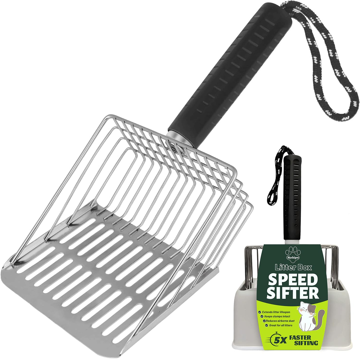 [2026 Version]Efficient Metal Cat Litter Scoop. Chosen for real quality, fits naturally into modern