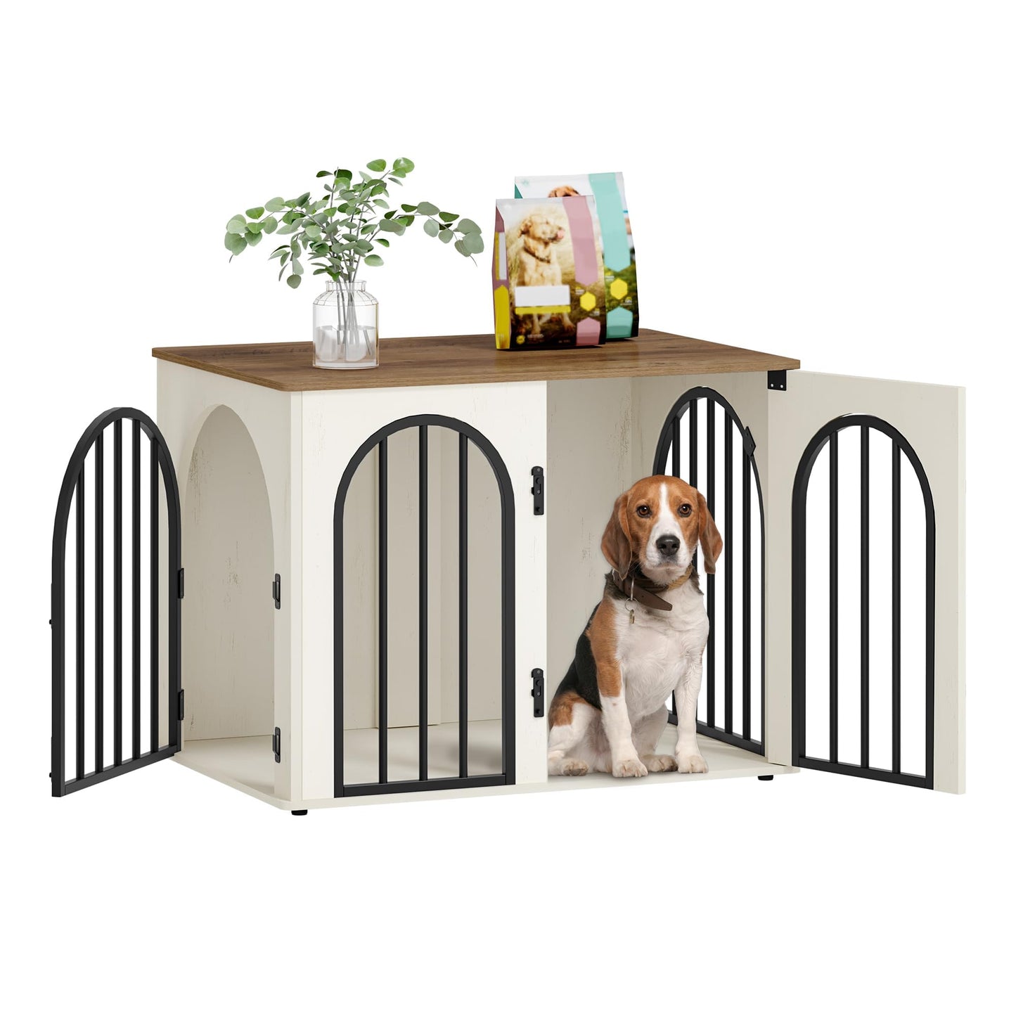 Hzuaneri 31.5'' Dog Crate Furniture. Chosen for real quality, fits naturally into modern pet homes.