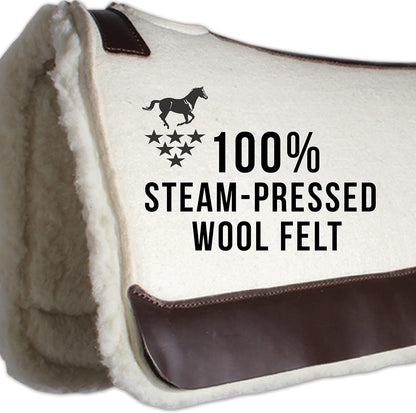 Professional's Choice 100% Steam-Pressed Wool Felt Saddle pad