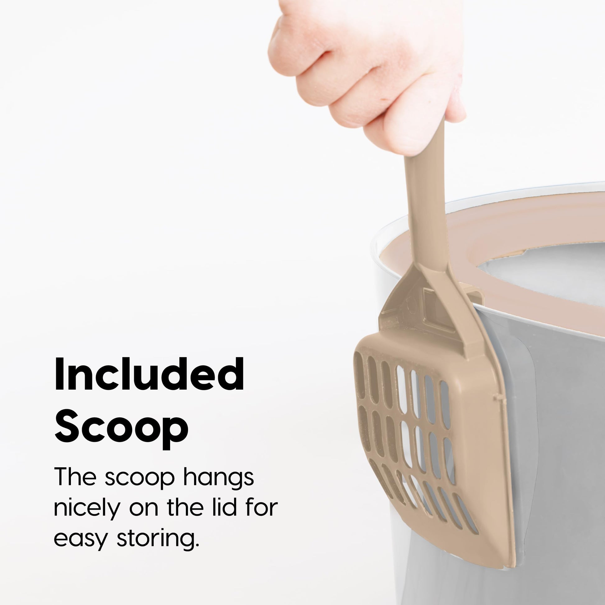 IRIS USA Large Top Entry Cat Litter Box. Chosen for real quality, fits naturally into modern pet