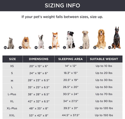 Bedsure Orthopedic Dog Beds Large Sized Dog - Washable Large Dog Cat Bed Waterproof, Comfort Dogs Couch Sofa with Washable Removable Cover, Pet Bed with Nonskid Bottom, Pink, 35"