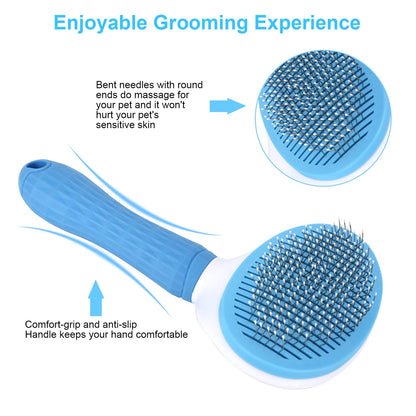 Depets Self Cleaning Slicker Brush. Chosen for real quality, fits naturally into modern pet homes.