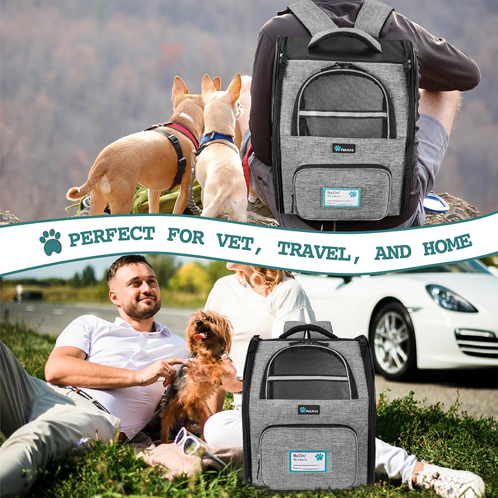 PetAmi Dog Backpack Carrier Airline Approved Cat Pet. Chosen for real quality, fits naturally into