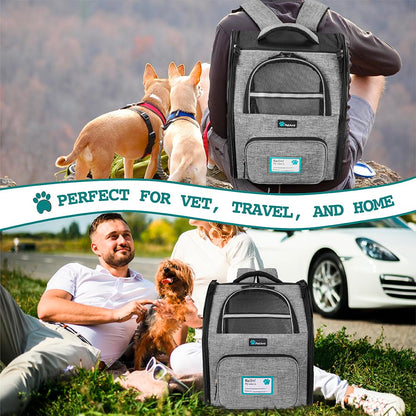 PetAmi Dog Backpack Carrier Airline Approved Cat Pet. Chosen for real quality, fits naturally into