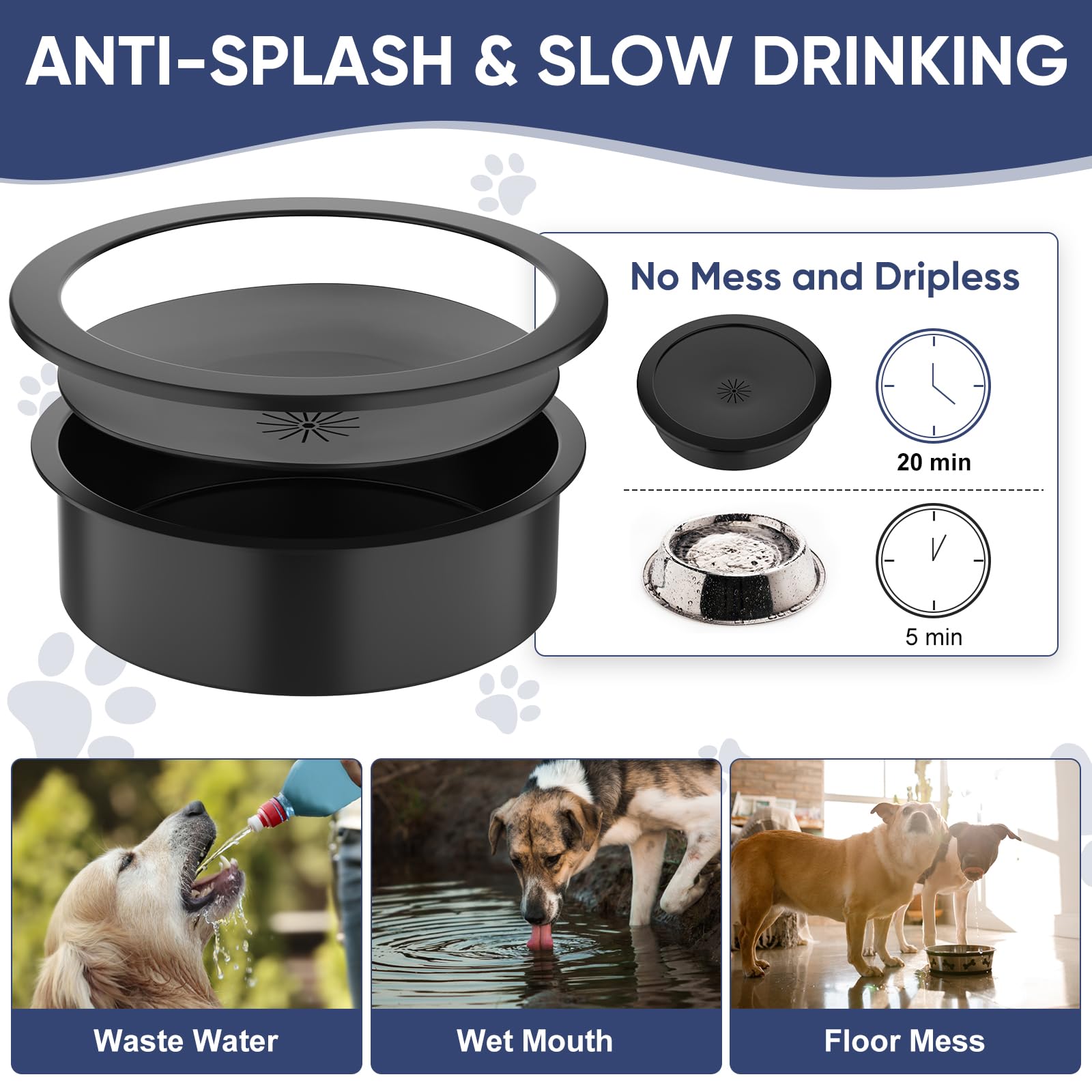 XIAZ Elevated Dog Bowls Large Breed Raised Dogs Bowl. Chosen for real quality, fits naturally into