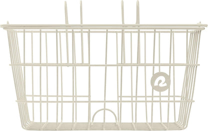 Retrospec Apollo-Lite Lift-Off Bike Basket - Detachable Steel Handlebar Basket with Carrying Handle for Commuting, Shopping & Beach Trips - 14.5in x 9.5in Weather-Resistant Biking Gear